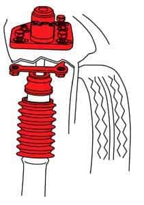 SPC Performance — SPC Performance 94-04 Ford Mustang (V6/V8) Front Adjustable Strut Mounts
ADJ. STRUT MOUNT PR
STRUT MNT PR - view 2