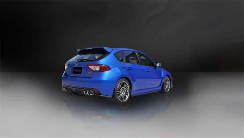 CORSA Performance — Corsa 2008-2014 Subaru Impreza Hatchback STI 2.5L Turbo Manual Polished Sport Cat-Back Exhaust
Exhaust - view 6