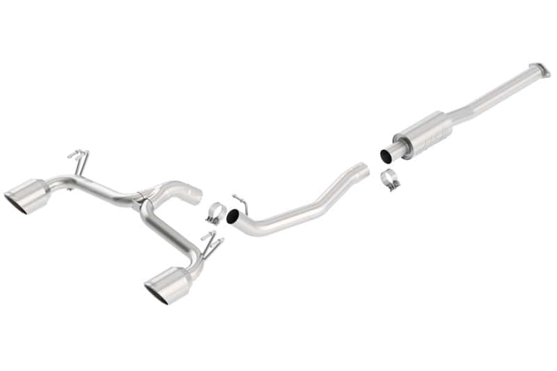 Borla — Borla 09-15 Mitsubishi Lancer Ralliart 2.0L 4cyl MT 6spd AWD Catback Exhaust
Cat-Back System
ExhstSysKt - view 3