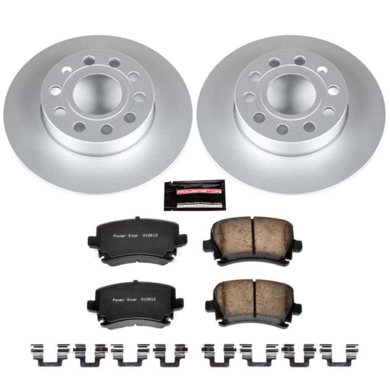 PowerStop — Power Stop 2008 Audi A3 Rear Z23 Evolution Sport Coated Brake Kit - view 1