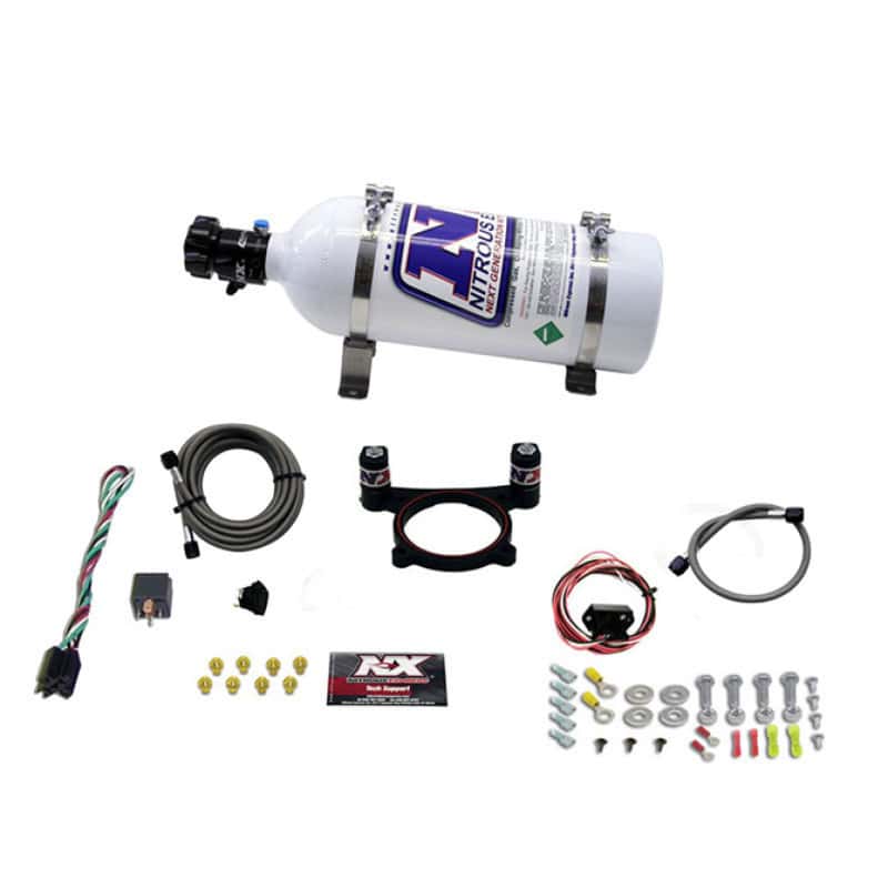 Nitrous Express — Nitrous Express 11-15 Ford Mustang GT 5.0L Coyote 4 Valve Nitrous Plate Kit (50-200HP) w/5lb Bottle
Injection System Kit
N2OSys - view 3