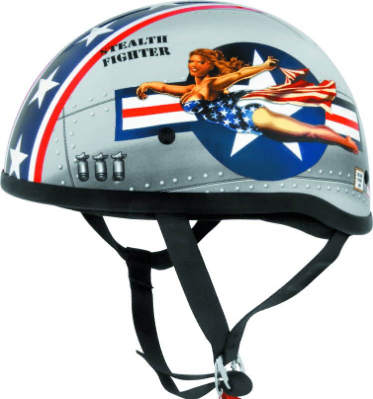 Bikers Choice — Skid Lids Bomber Pinup Original Helmet - Large - view 1
