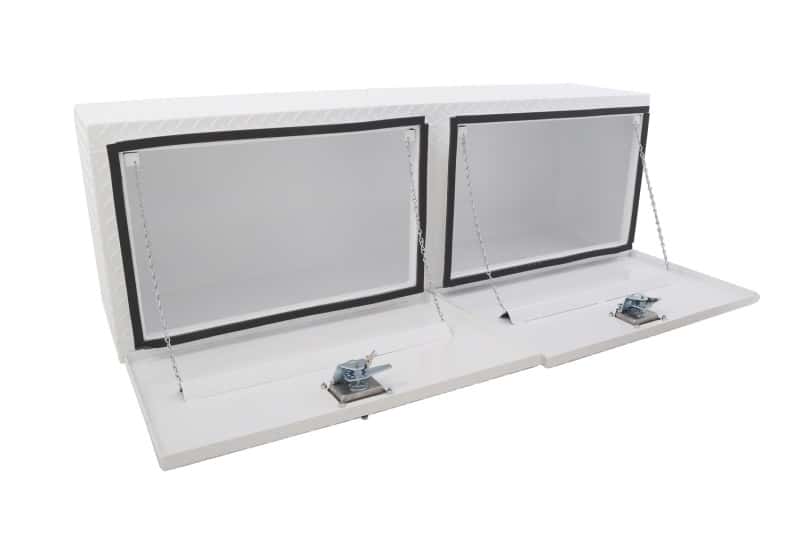 Dee Zee — Dee Zee Universal Tool Box - Specialty 60In Topsider White BT Alum
ToolBxTrkBedSideRail - view 5