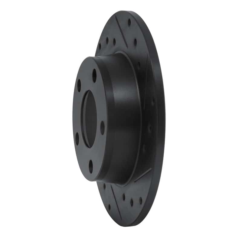 R1 Concepts — R1 99-05 Audi A6 Quattro Rear Right Drilled & Slotted Black Brake Rotor
R1 Brake Rotor Drill - view 2