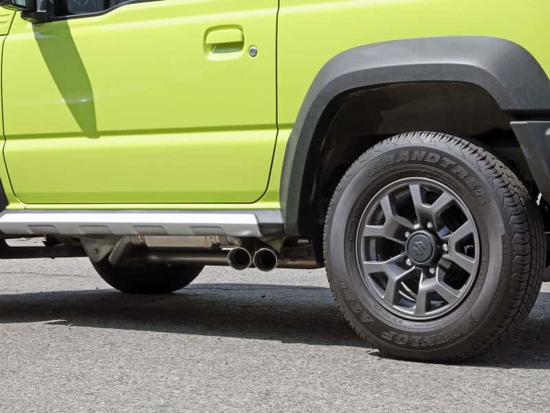 aFe — aFe 18-21 Suzuki Jimny Takeda 2-1/4in. 304 SS Cat-Back Exhaust w/ Blk Tip
Cat-Back Exhaust - view 3