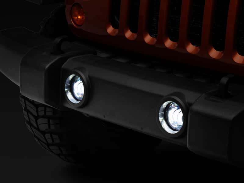 Raxiom — Raxiom 07-22 Jeep Wrangler JK/JL Axial Series Tri-Bar LED Fog Lights- White
Lights - view 4