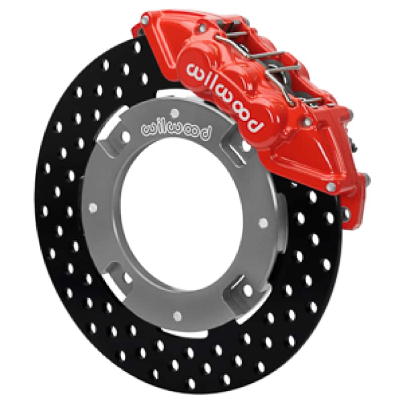Wilwood — Wilwood 17-21 Can-Am X3RS Red 6-Piston Front Kit 11.25in - Drilled Rotors - view 2