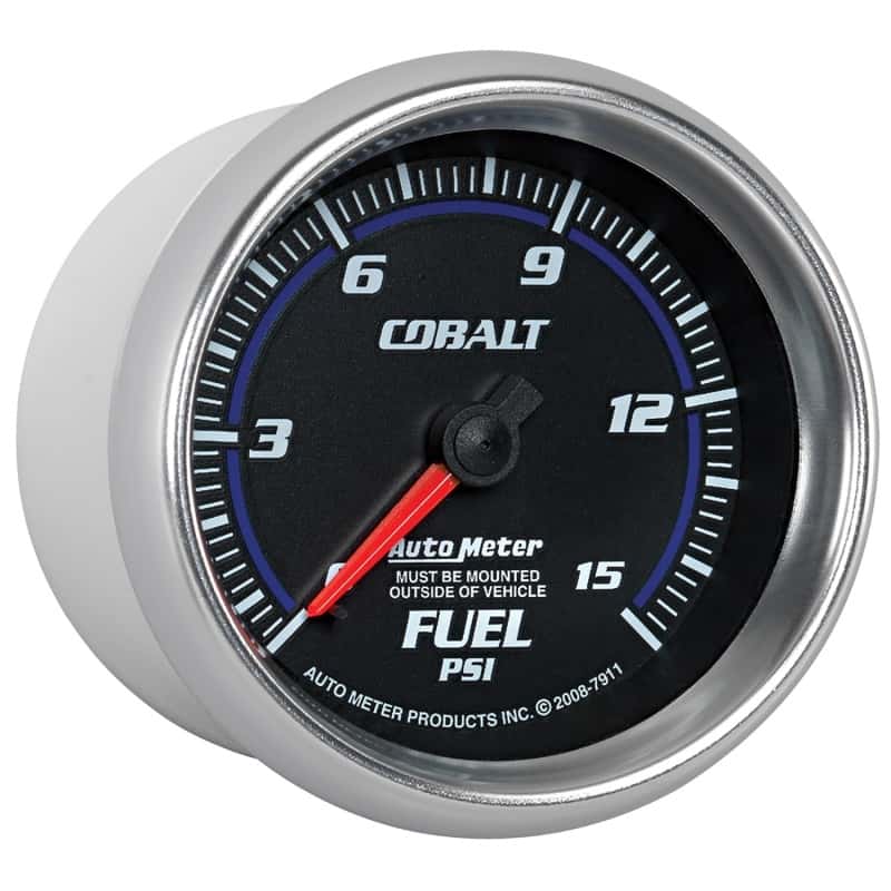 AutoMeter — Autometer Cobalt 2-5/8in Mechanical Fuel Pressure Gauge 0-15 PSI
GA 2.6" FP 15PSI M C - view 11