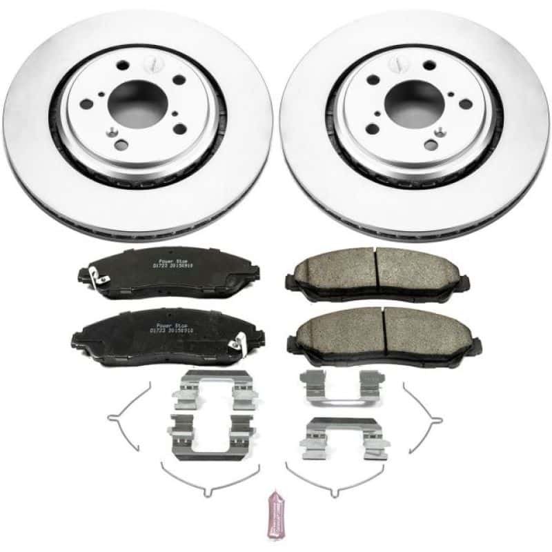 PowerStop — Power Stop 17-19 Acura MDX Front Z17 Evolution Geomet Coated Brake Kit - view 1