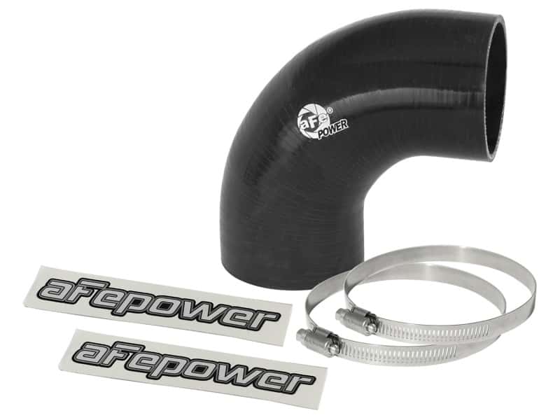 aFe — aFe Magnum FORCE CAI Univ. Silicone Coupling Kit (2.75in. ID / 3in. L) 90 Deg. Elbow Coupler - Black
Intake Coupling Kit - view 1