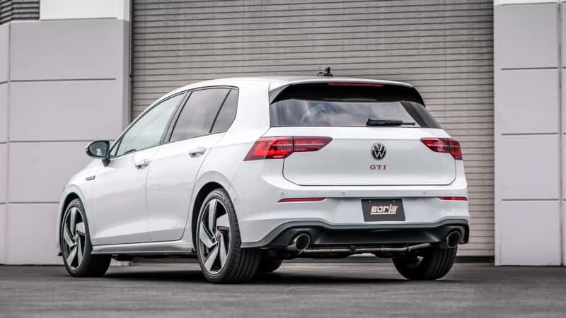 Borla — Borla 22-23 Volkswagen Golf GTI 2.0L AT/MT 3inch S-Type Cat-Back Exhaust - 4in Brushed SS Tips
Cat-Back™ - view 3