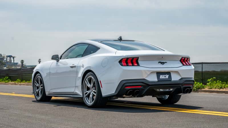 Borla — Borla 2024 Ford Mustang Ecoboost 2.3L ATAK Catback Exhaust Black Chrome w/ Quad Tip - Non-Active
Cat-Back System - view 2