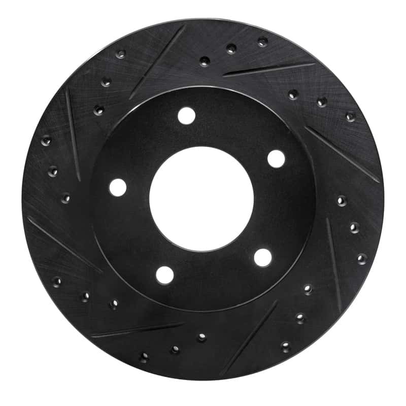 R1 Concepts — R1 77-80 Buick Electra Rear Left Drilled & Slotted Black Brake Rotor
R1 Brake Rotor Drill - view 1