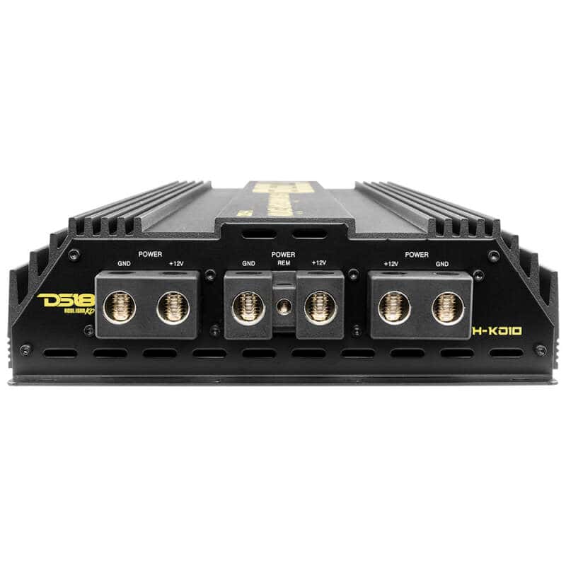 DS18 — DS18 1-Chnl Amp 18000 Burst/0.67ohm 10000/1ohm 5800/2ohm 3500/4ohm Watts RMS w/ Voltmeter Black - view 18