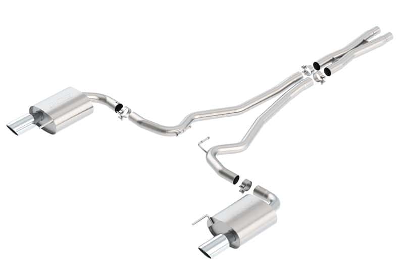 Borla — Borla S-Type Cat-Back 15-17 Ford Mustang GT 5.0L V8 MT/AT 2.5in pipe 4in tip
Cat-Back System
ExhstSysKt - view 2