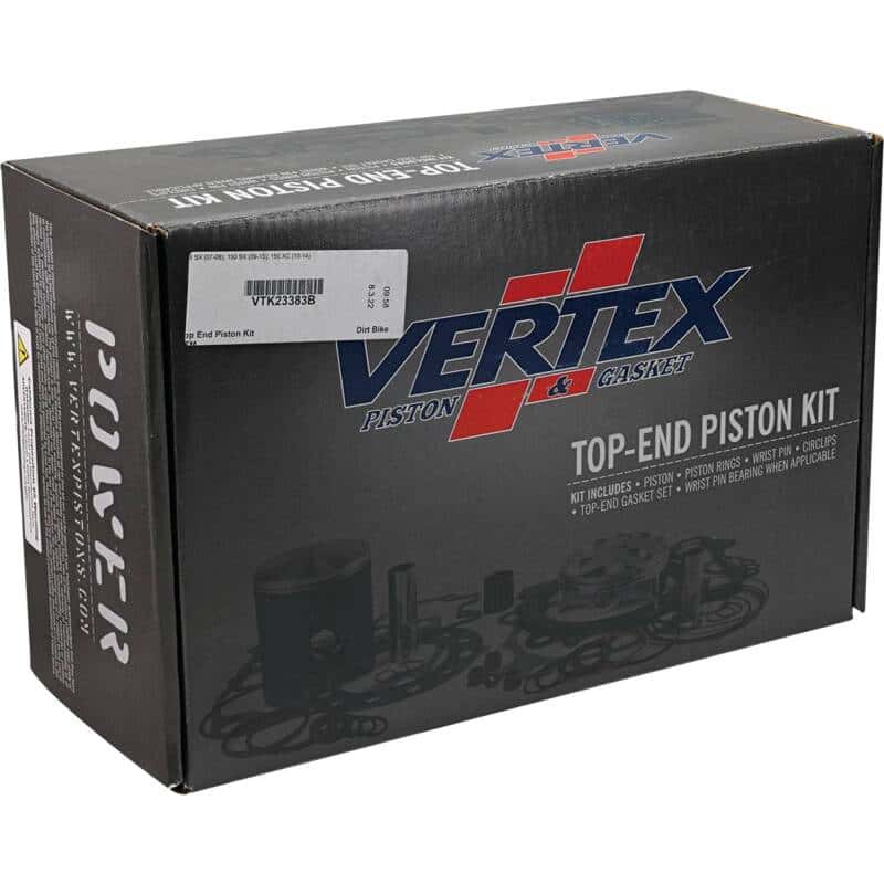 Vertex Pistons — Vertex Piston 07-08 KTM 144 SX 144cc Top End Piston Kit - view 5