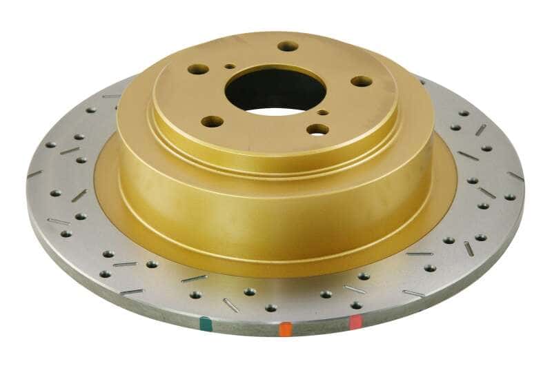 DBA — DBA 01-04 Outback 2.5L/3.0 H6 Rear Drilled & Slotted 4000 Series Rotor
XS 4000 Series
Brake Rotor - view 1