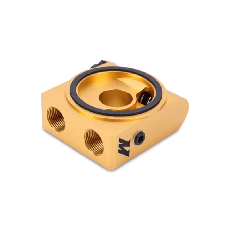 Mishimoto — Mishimoto Oil Sandwich Plate w/ Rear-Mounted Thermostat
Oil Cooler Adapter - view 5