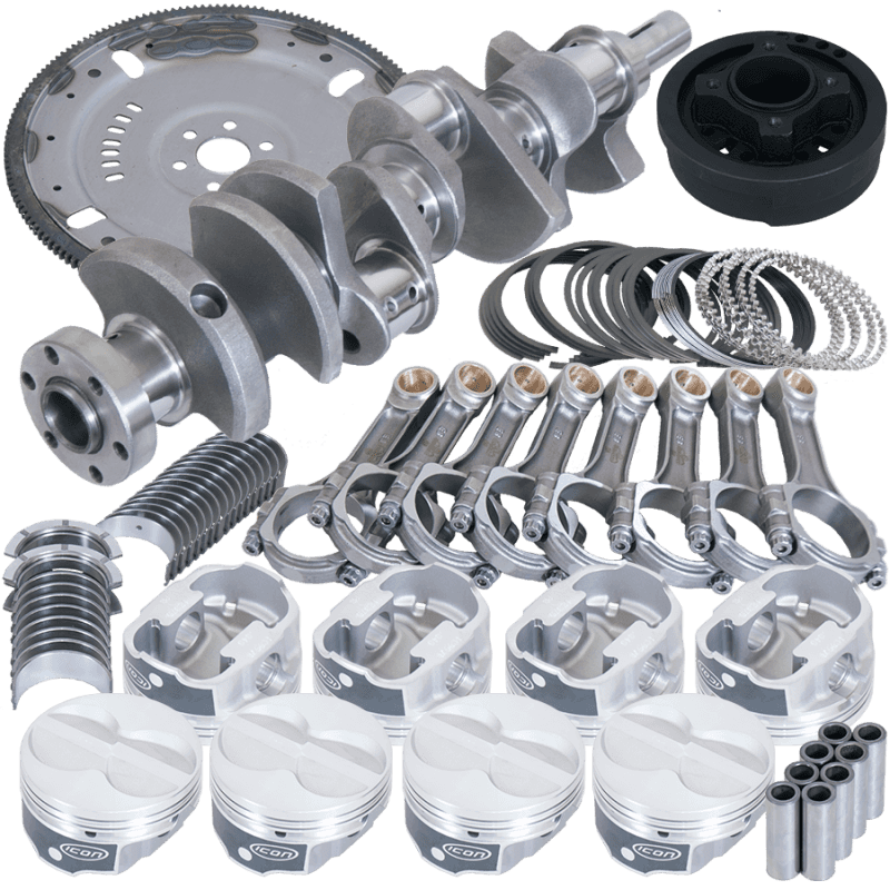 Eagle — Eagle Ford 302 3.250in Crank 5.400in I-Beam Rods 4.060in Pistons 164 Tooth FP Balanced Assembly
Bal Str & Strip Assy - view 1