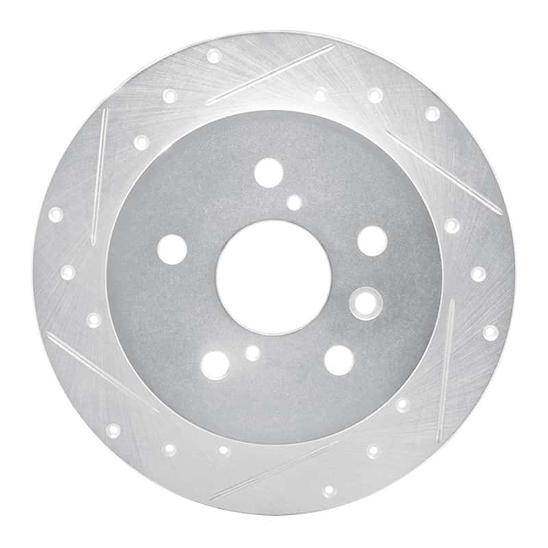 R1 Concepts — R1 18-24 Toyota Camry Rear Left Drilled & Slotted Silver Brake Rotor
R1 Brake Rotor Drill - view 1