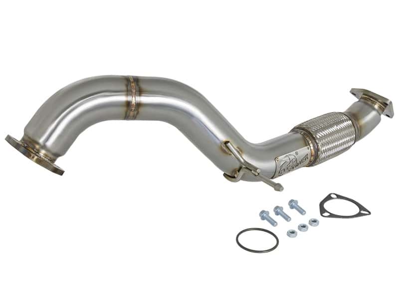 aFe — aFe Twisted Steel 3in Rear Down-Pipe/Mid Pipe 2017+ Honda Civic Type R I4 2.0L (t)
Takeda Mid-Pipe - view 1
