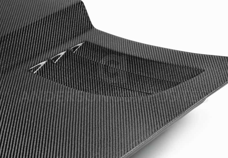 Anderson Composites — Anderson Composites 10-13 Chevy Camaro TT-Style Carbon Fiber Hood - view 6