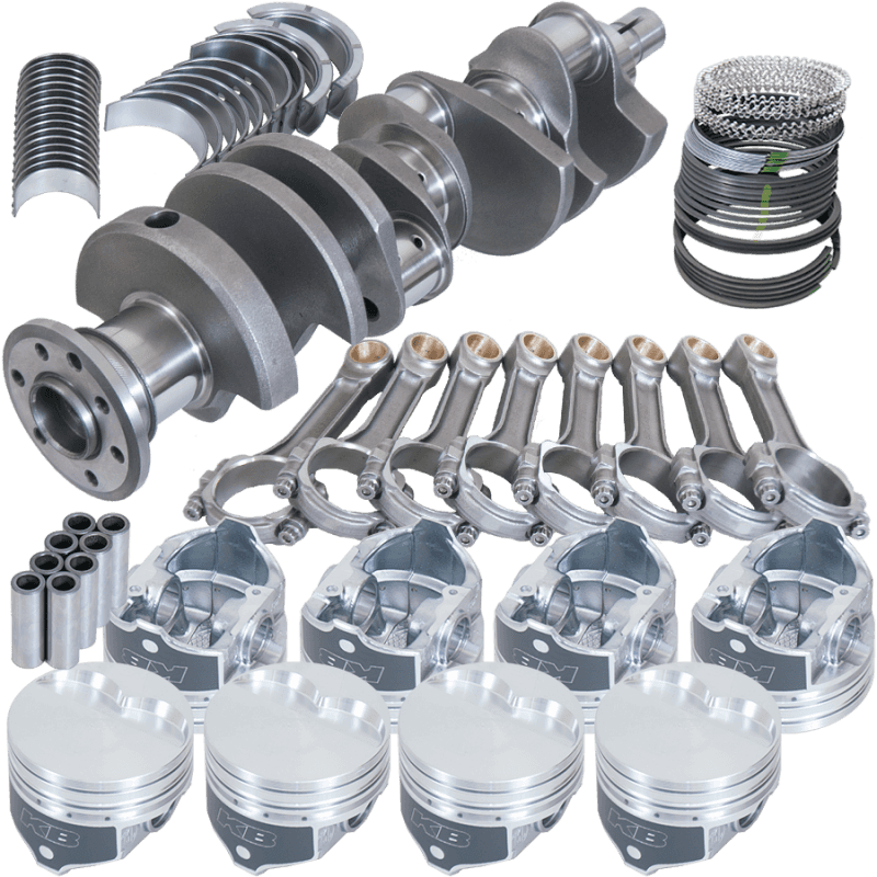 Eagle — Eagle Chrysler 360 3.580in Crank 6.123in I-Beam Rods -5cc Flat Top 4.000in Pistons Rotating Assembly
Street & Strip Assy - view 1
