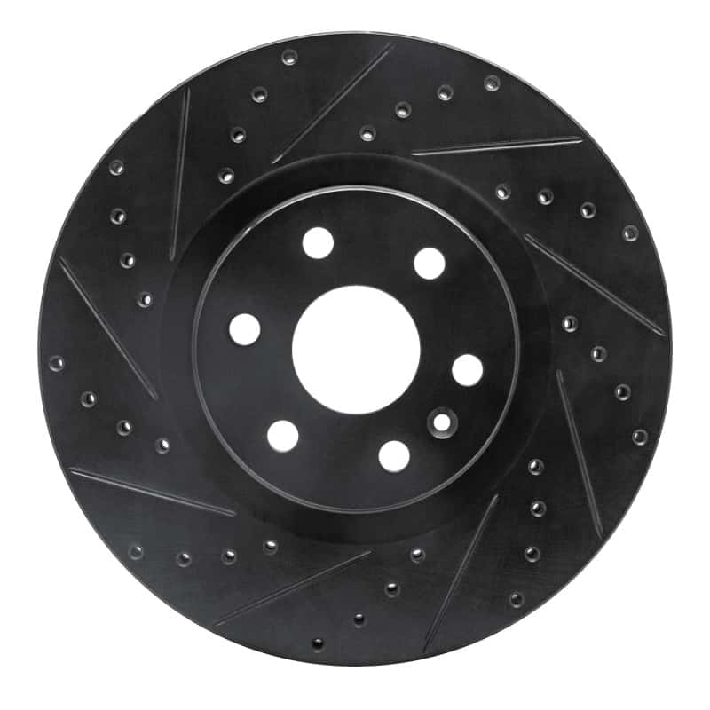 R1 Concepts — R1 10-16 Cadillac SRX Front Left Drilled & Slotted Black Brake Rotor
R1 Brake Rotor Drill - view 1