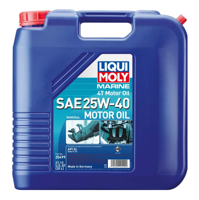 LIQUI MOLY — LIQUI MOLY 20L Marine 4T Motor Oil SAE 25W40 - view 1