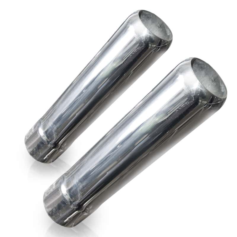 Stainless Works — Stainless Works Pencil Cut Exhaust Tips 2in Body 2in ID Inlet - view 1