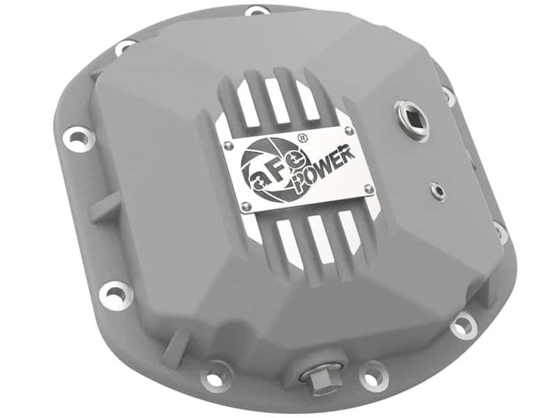 aFe — aFe 97-18 Jeep Wrangler TJ/JK Dana 30 Street Series Differential Cover w/ Machined Fins - Raw
Differential Cover - view 2