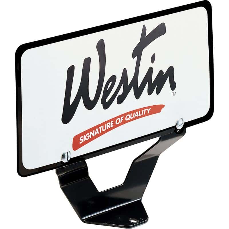 Westin — Westin Bull Bar License Plate Relocator - Black
LicensePlateBrkt - view 2