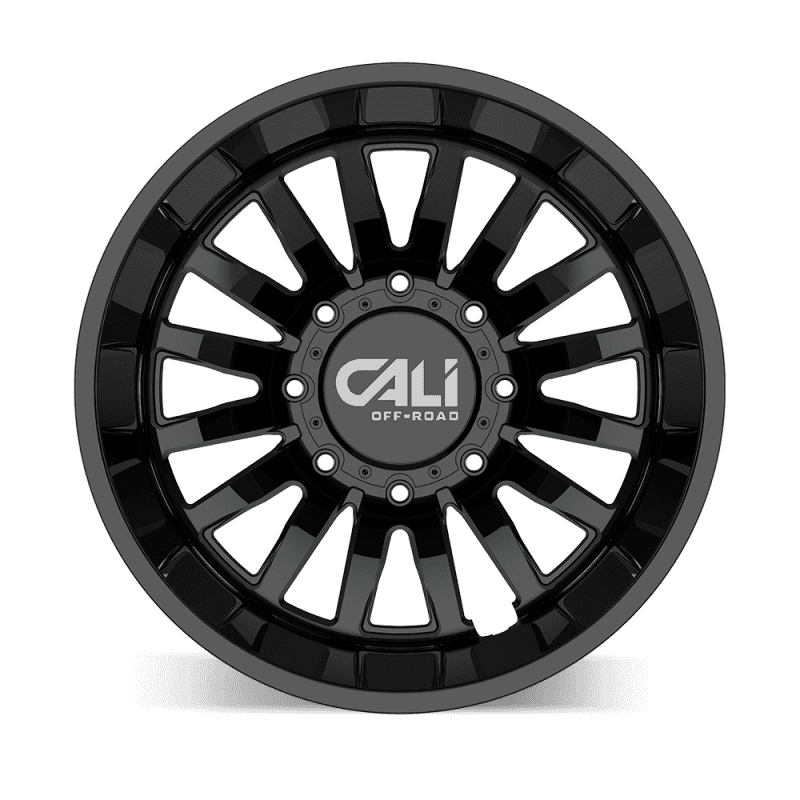 Cali Off-Road — Cali Off-Road 9110D Summit Dually 20x8.25 / 8x200 BP / -192mm Offset / 142mm Hub Gloss Black Wheel
9110D - view 2