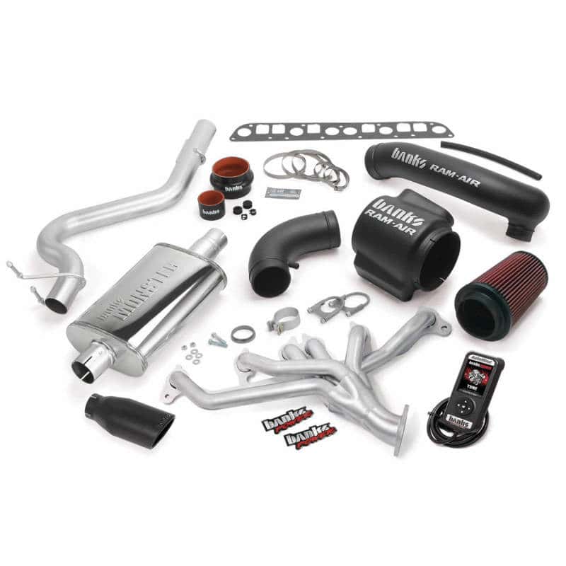 Banks Power — Banks Power 04-06 Jeep 4.0L Wrangler PowerPack System - SS Single Exhaust w/ Black Tip
Power/Efficiency Sys
PowerPack Bundle - view 1