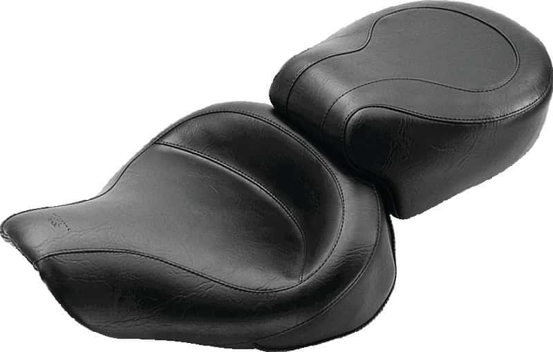 Mustang Motorcycle — Mustang 91-05 Harley Dyna Wide Touring 1PC Seat - Black - view 1