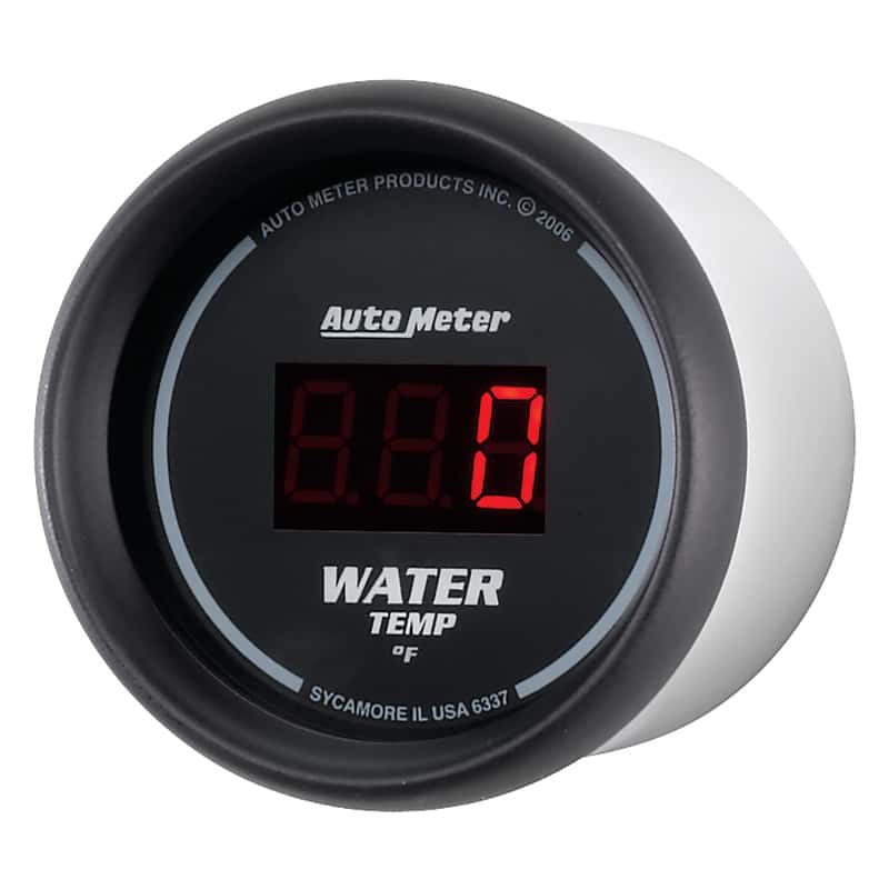 AutoMeter — Autometer Black 0-300 F Digital Water Temp Gauge
2-1/16" WATER TEMP, - view 2