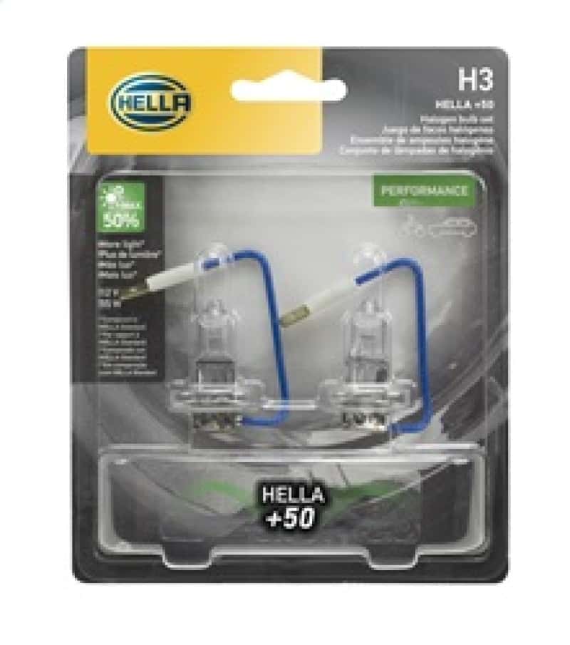 Hella — Hella Bulb H3 12V 55W Pk22S T325 +50 (2)
H3P50TB Halogen Bulb - view 6