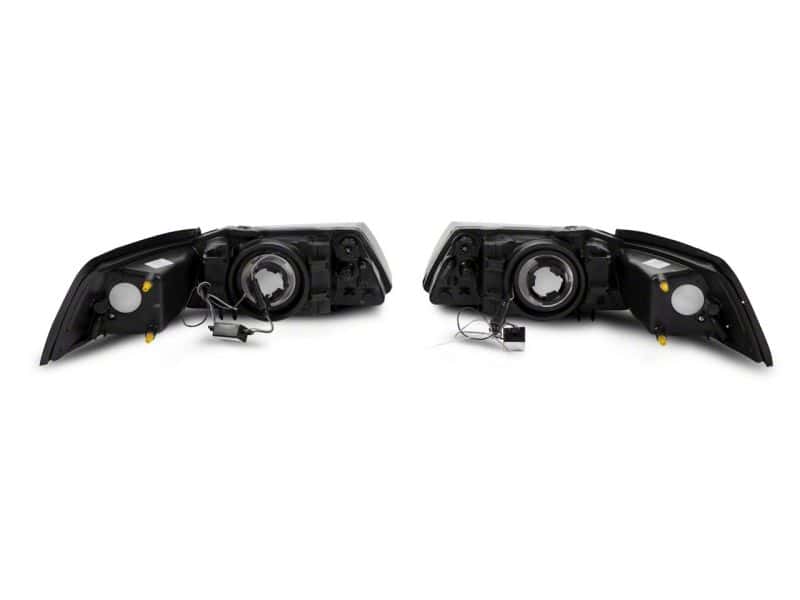 Raxiom — Raxiom 99-04 Ford Mustang Axial Series Headlights w/ LED Bar- Blk Housing (Clear Lens)
Headlights - view 6