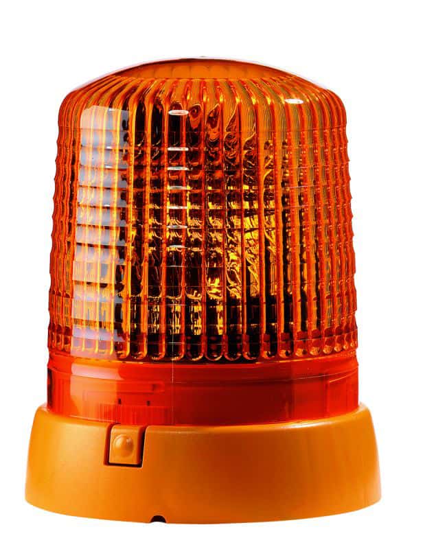 Hella — Hella KL 7000 Series 24V Amber Fixed Rotating Beacon - view 2