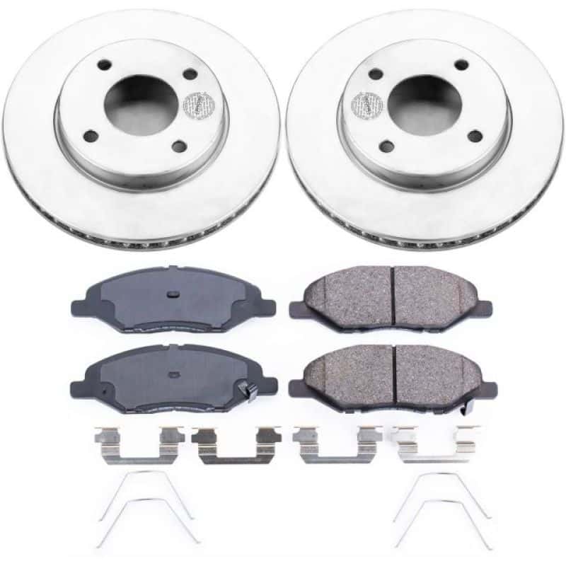 PowerStop — Power Stop 09-11 Nissan Versa Front Z17 Evolution Geomet Coated Brake Kit - view 1