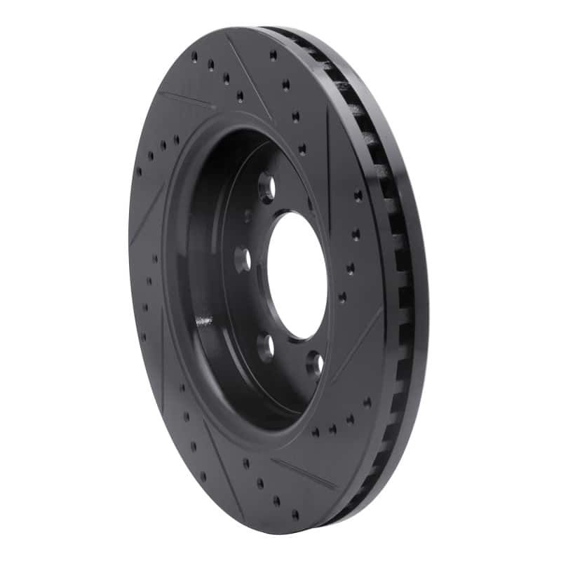 R1 Concepts — R1 07-21 Ford Expedition Front Left Drilled & Slotted Black Brake Rotor
R1 Brake Rotor Drill - view 4