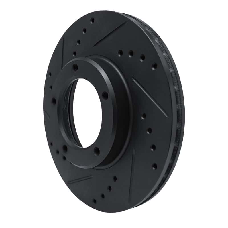 R1 Concepts — R1 84-95 Toyota Pickup Front Left Drilled & Slotted Black Brake Rotor
R1 Brake Rotor Drill - view 2