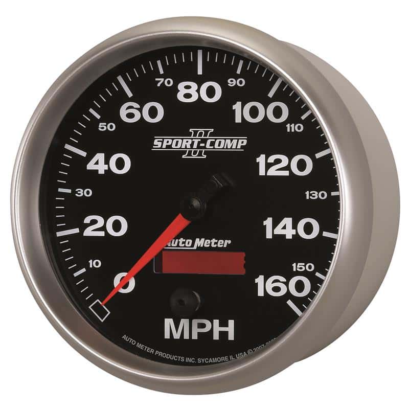 AutoMeter — Autometer Sport-Comp II 5 inch 0-160MPH Electronic Programmable Speedometer
5" SPEEDO, 160 MPH, - view 3