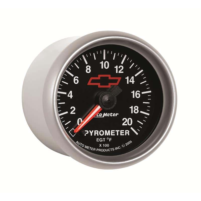AutoMeter — AutoMeter Gauge Pyrometer (Egt) 2-1/16in. 2000 Deg. F Stepper Motor Chevy Red Bowtie Black
2-1/16" PYROMETER KI - view 5