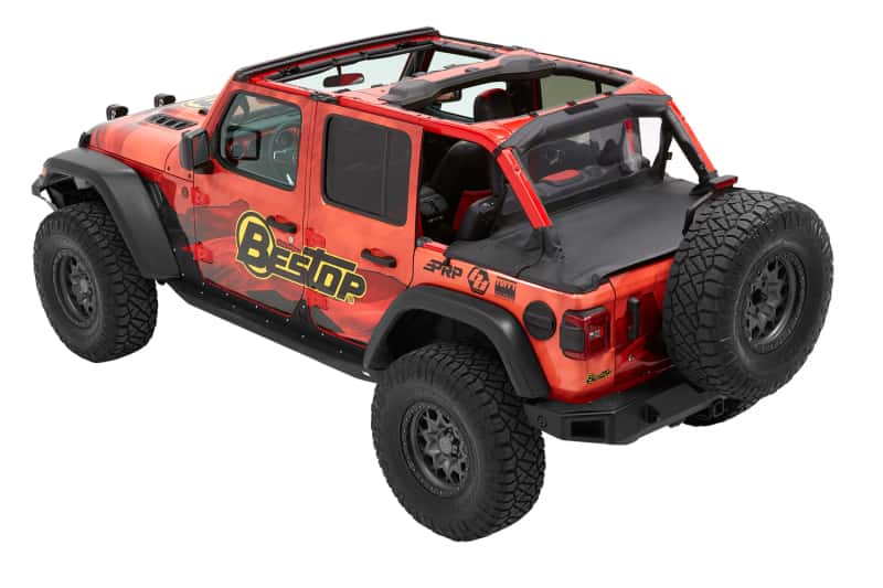 Bestop — Bestop 18-23 Jeep Wrangler JL 4-Door Duster Deck Cover (Black Diamond)
Duster Deck Cover - view 2