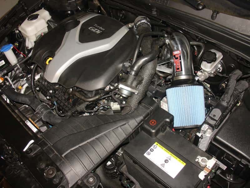 Injen — Injen 2011-14 Hyundai Sonata/Kia Optima 2.0L Turbo Black Short Ram Intake
Short Ram Intake
Air Intake Kit - view 4