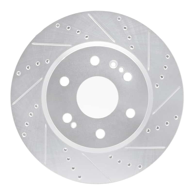 R1 Concepts — R1 2019-2026 Cadillac Vistiq Front Right Drilled & Slotted Silver Brake Rotor
R1 Brake Rotor Drill - view 1