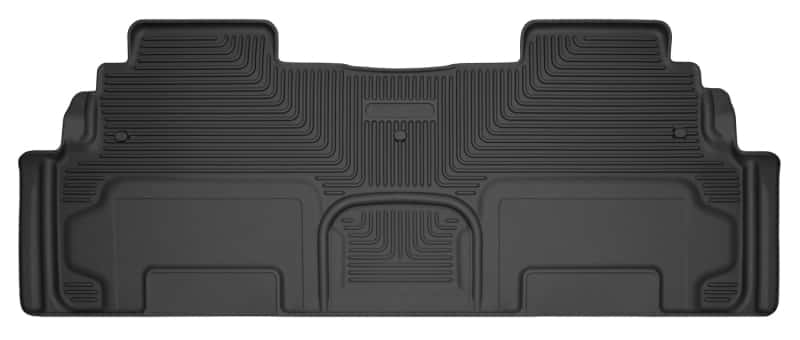 Husky Liners — Husky Liners 09-14 Chevy Traverse/07-14 GMC Acadia Weatherbeater Black 2nd Seat Floor Liners - view 1