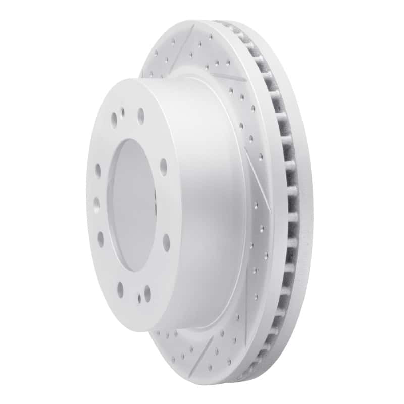R1 Concepts — R1 11-25 Chevrolet Suburban 3500 Hd Front Right Drilled & Slotted Geo-Carbon Rotor - view 2