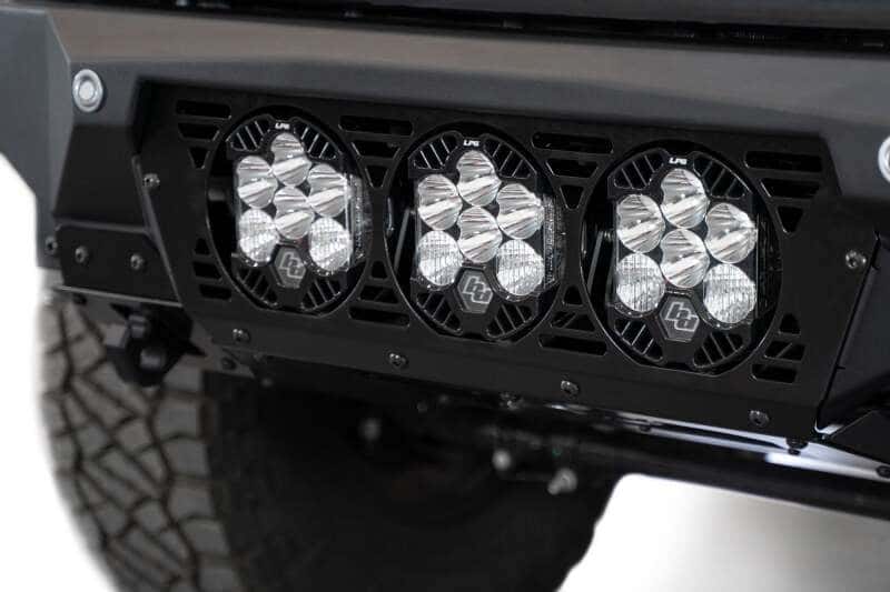Addictive Desert Designs — Addictive Desert Designs 2023+ Ford F-250/F-350 Bomber Front Bumper (w/ 3 Baja Designs LP6 Mounts)
Bumper- Front - view 14